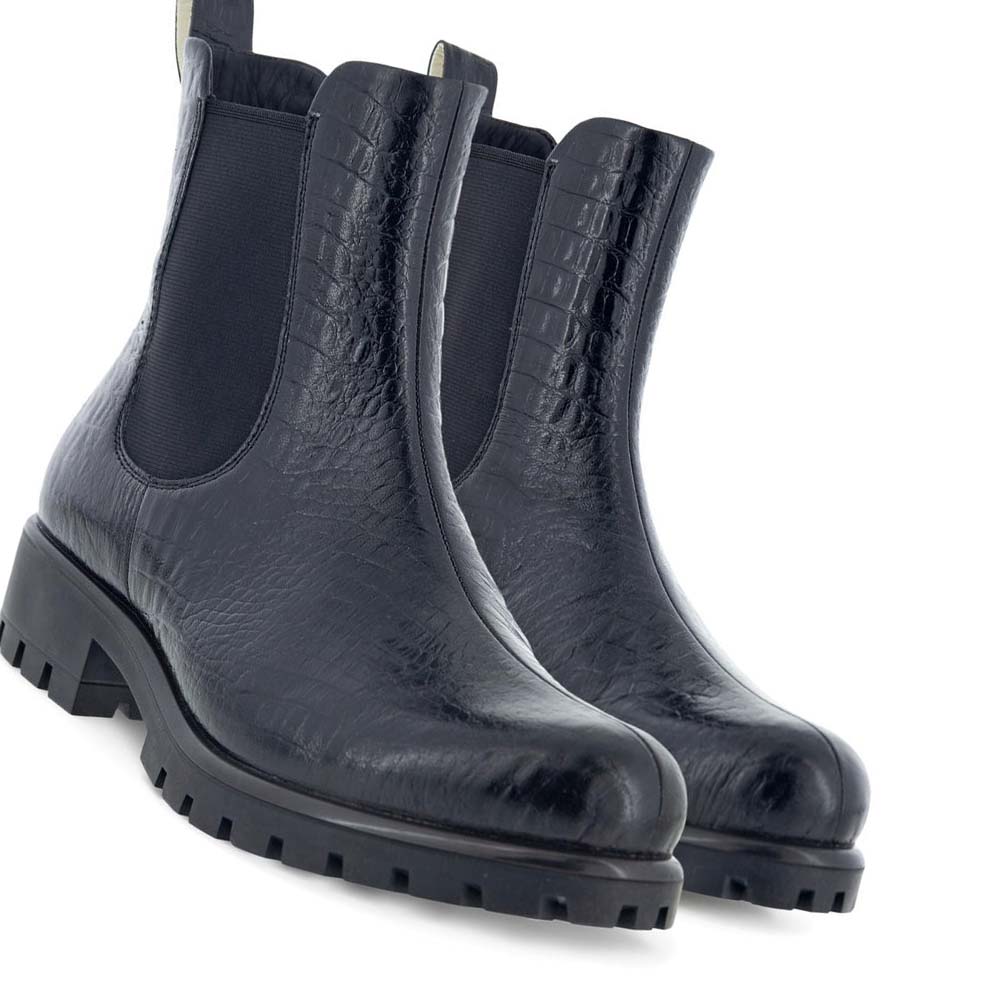 Women's Ecco Modtray Chelsea 2.0 Boots Black | USA 16VRW